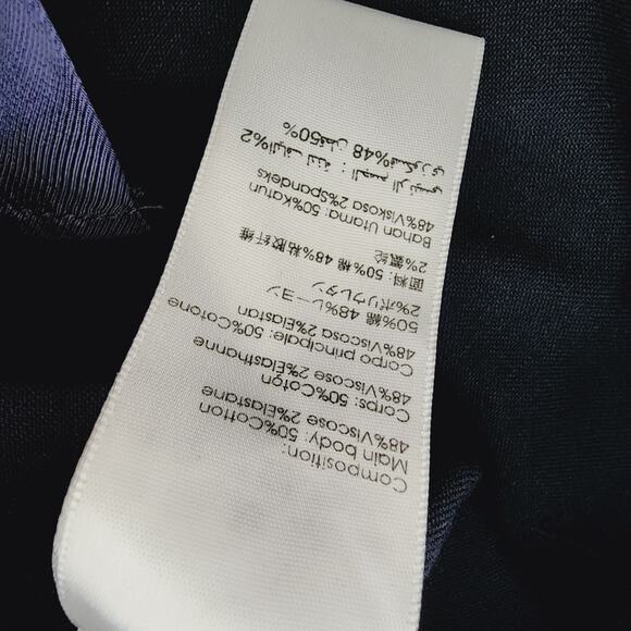 NWT 3.1 Phillip Lim Navy High Waisted Slim Cropped Ankle Trouser Pleated 8 - Picture 7 of 11